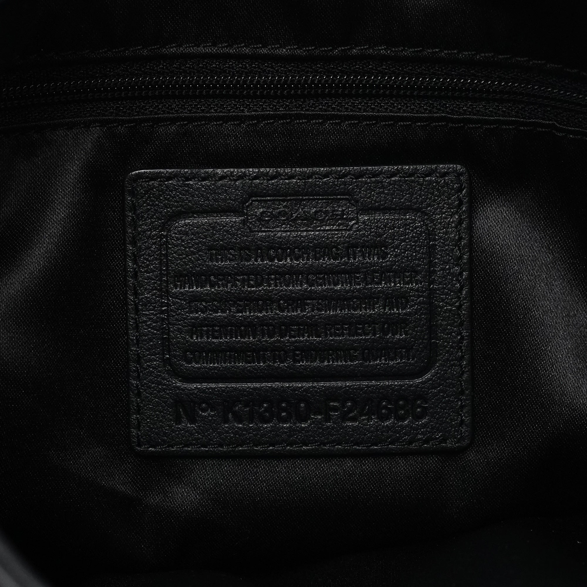 F24686 Black Leather Soho Shoulder Bag