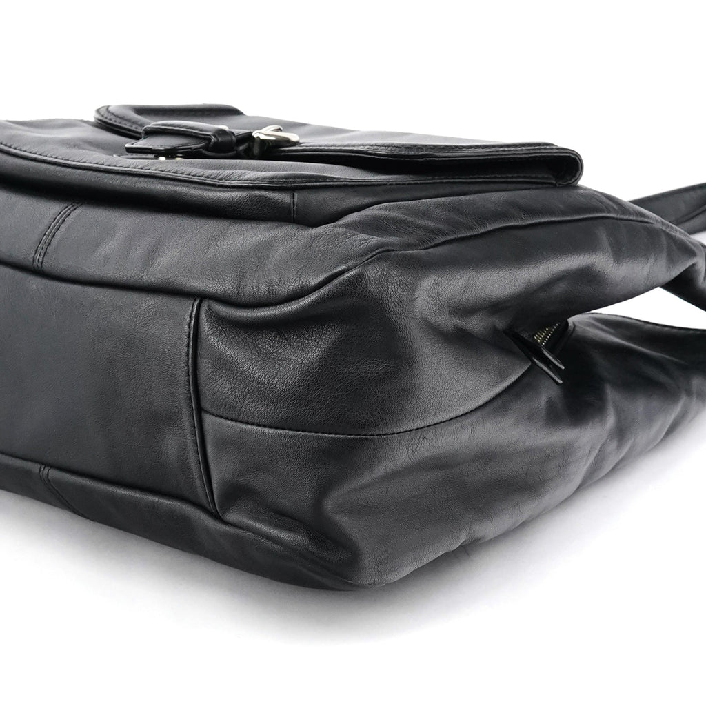 F24686 Black Leather Soho Shoulder Bag