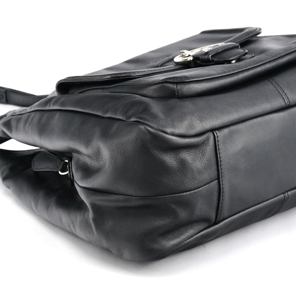 F24686 Black Leather Soho Shoulder Bag