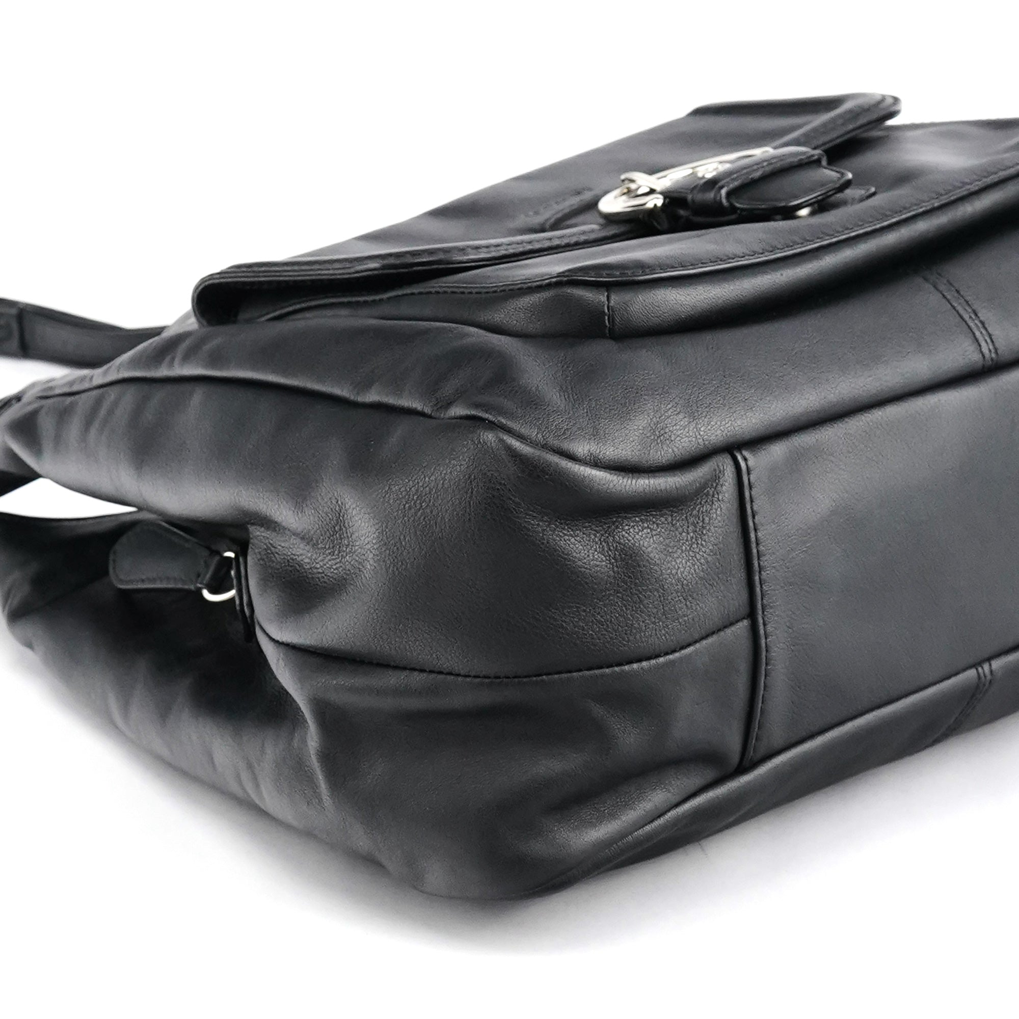F24686 Black Leather Soho Shoulder Bag