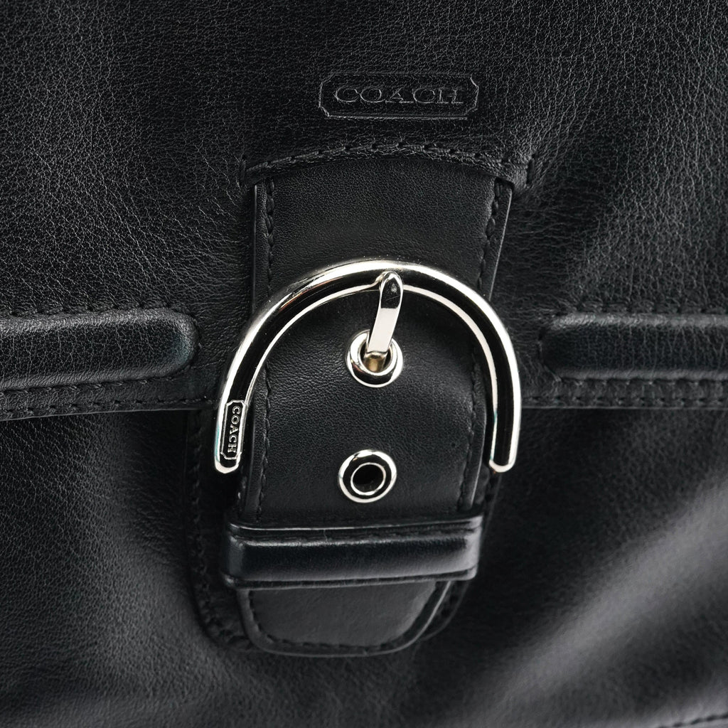 F24686 Black Leather Soho Shoulder Bag
