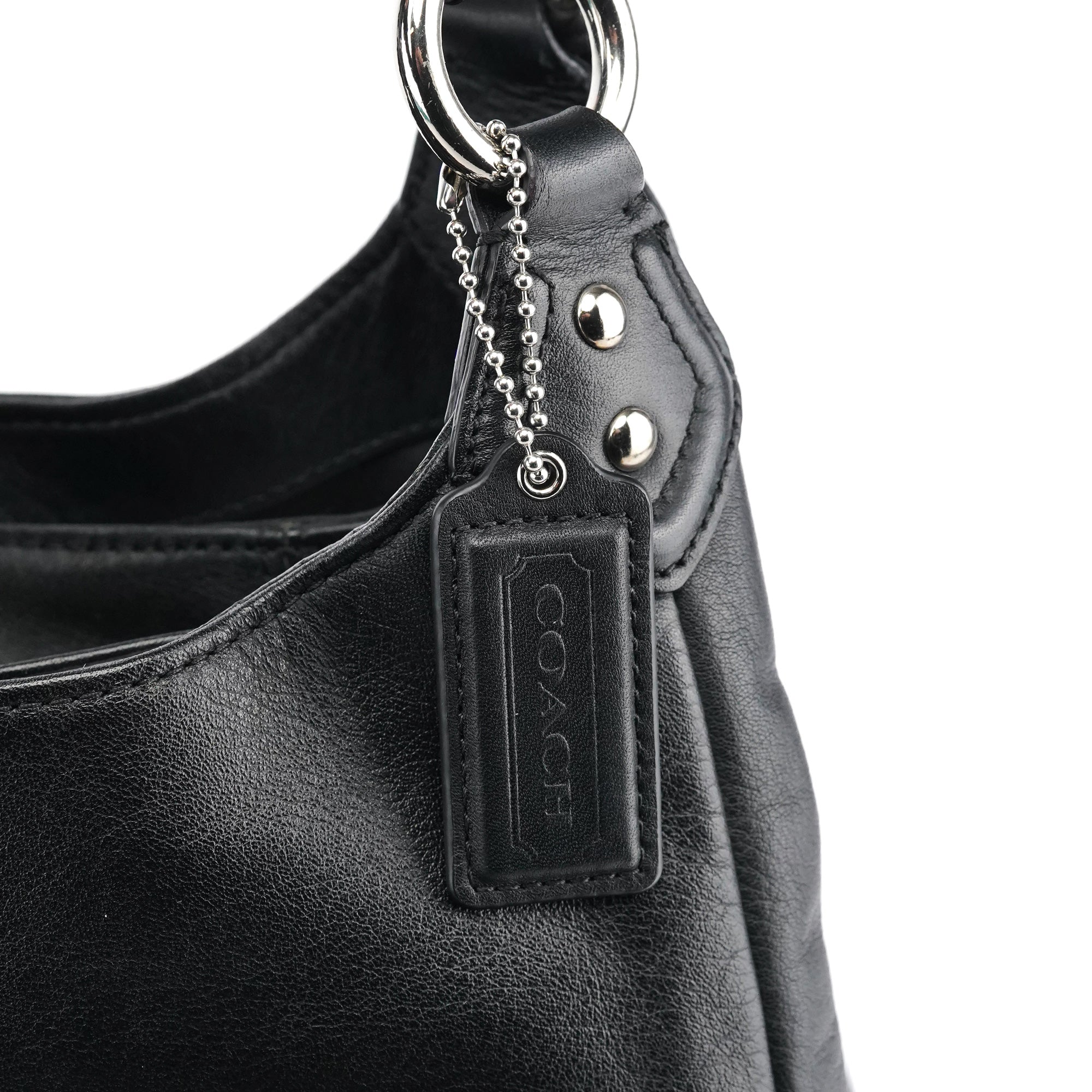 F24686 Black Leather Soho Shoulder Bag