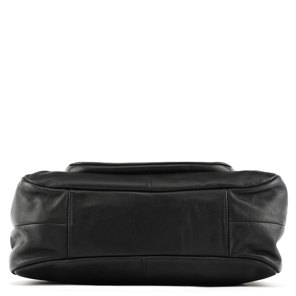 F24686 Black Leather Soho Shoulder Bag
