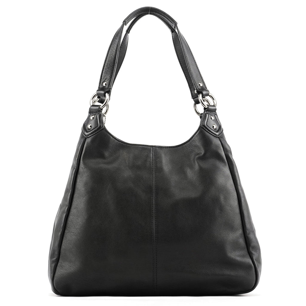 F24686 Black Leather Soho Shoulder Bag