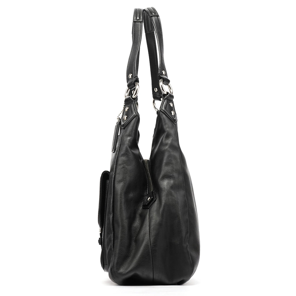 F24686 Black Leather Soho Shoulder Bag