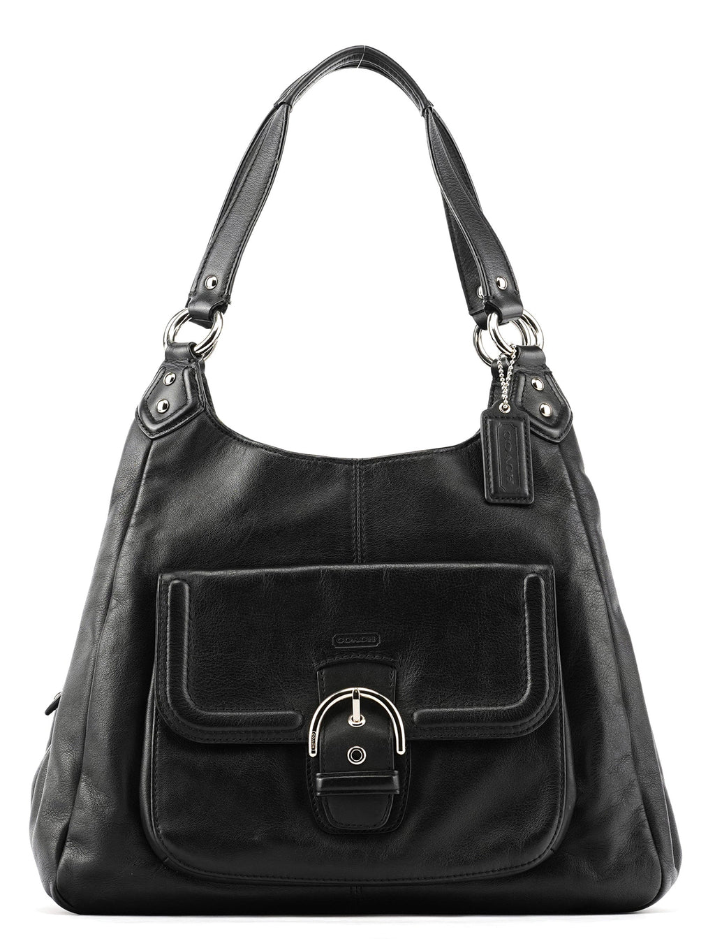 F24686 Black Leather Soho Shoulder Bag