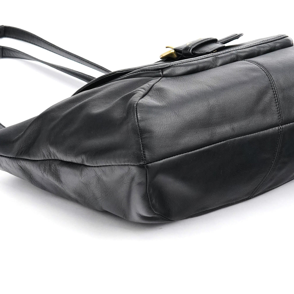 F24961 Black Leather Soho Tote Bag