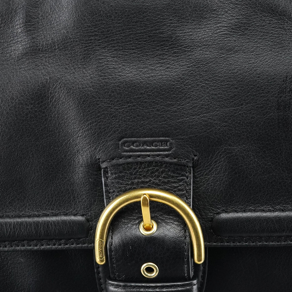 F24961 Black Leather Soho Tote Bag