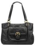 F24961 Black Leather Soho Tote Bag