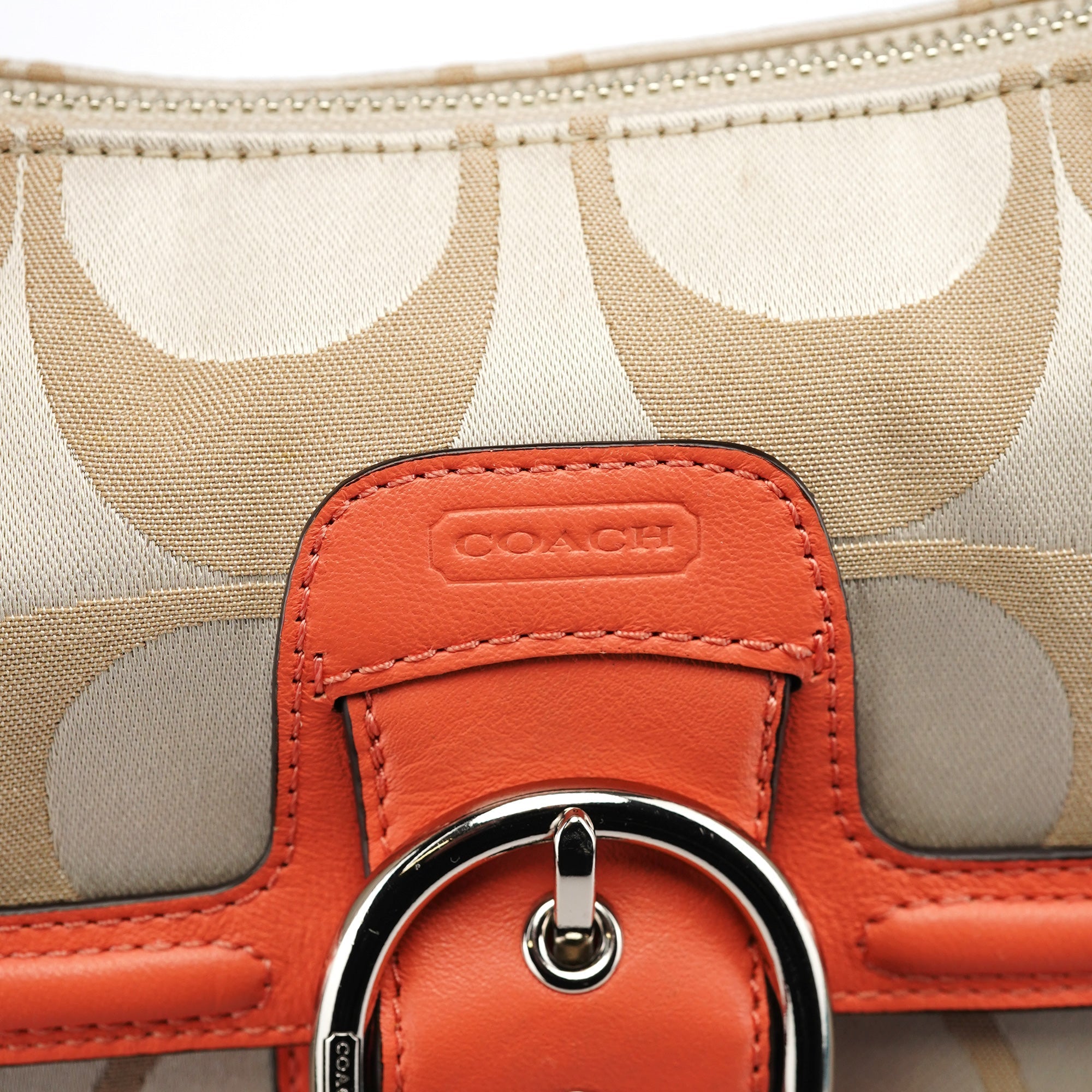 F25289 Beige Leather Soho 2-Way Bag