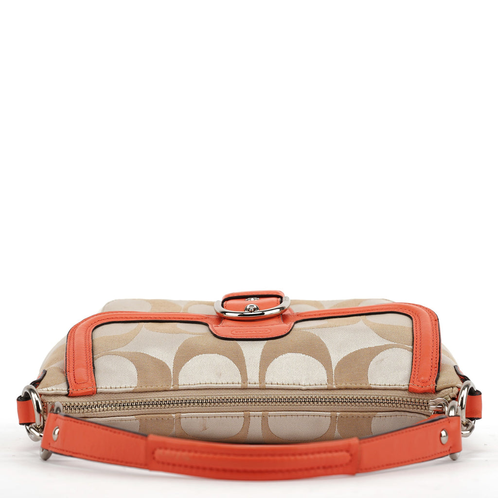 F25289 Beige Leather Soho 2-Way Bag