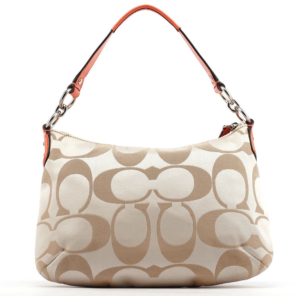 F25289 Beige Leather Soho 2-Way Bag