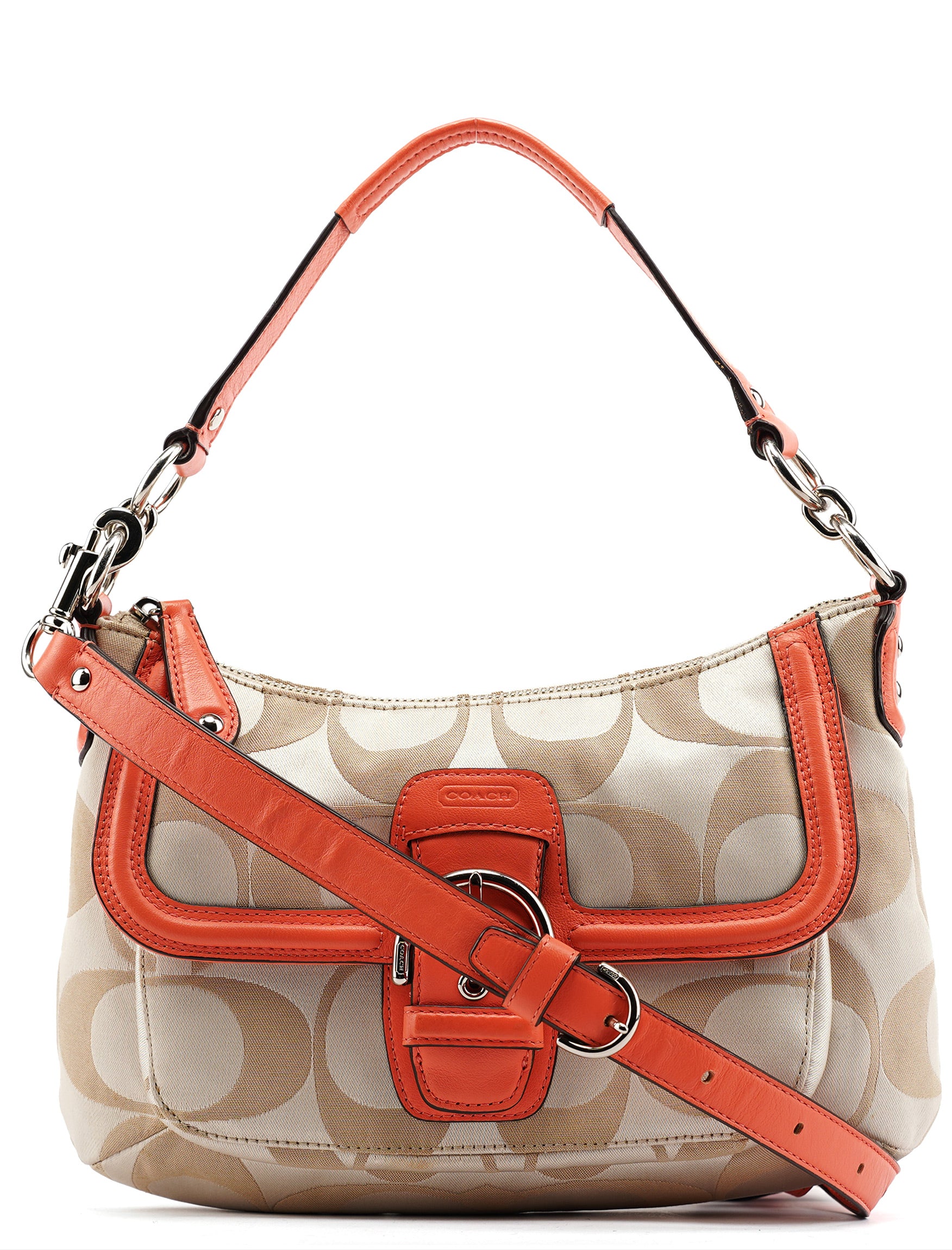 F25289 Beige Leather Soho 2-Way Bag