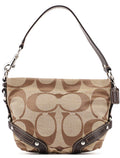 F42780 Beige Signature C Hobo Shoulder Bag