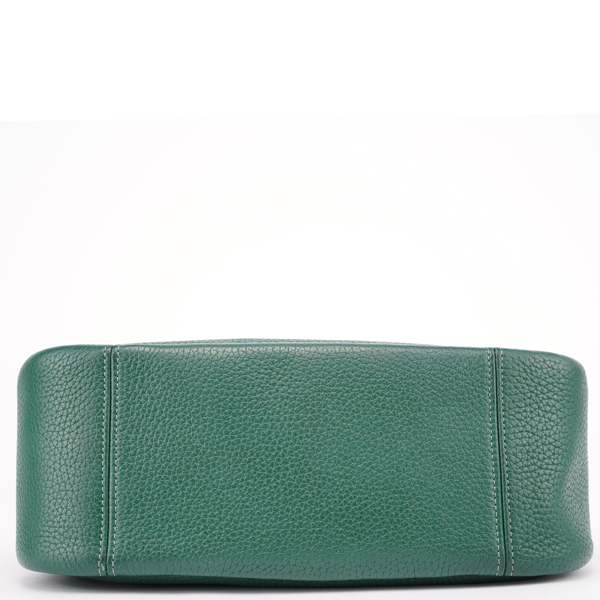 Green Pebbled Leather 2-Way Shoulder Bag
