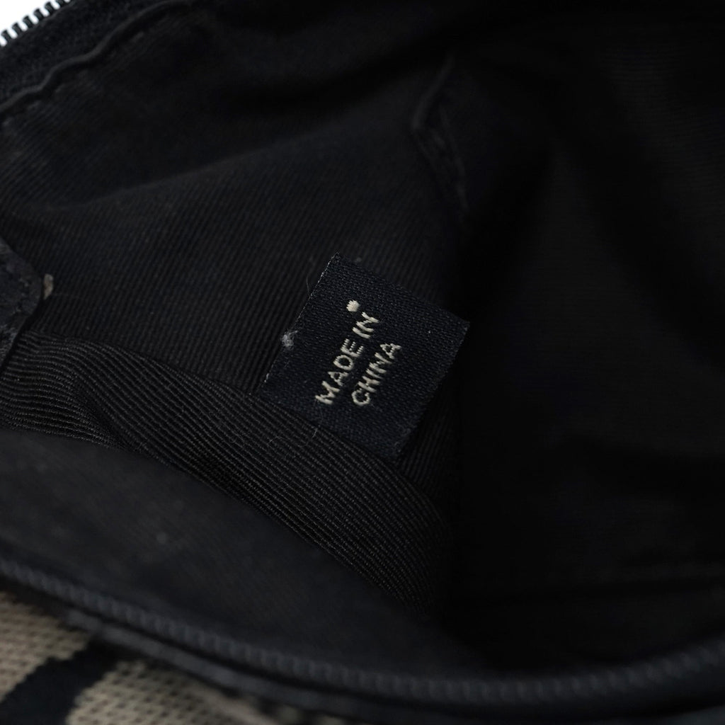 Grey Signature C Demi Shoulder Bag