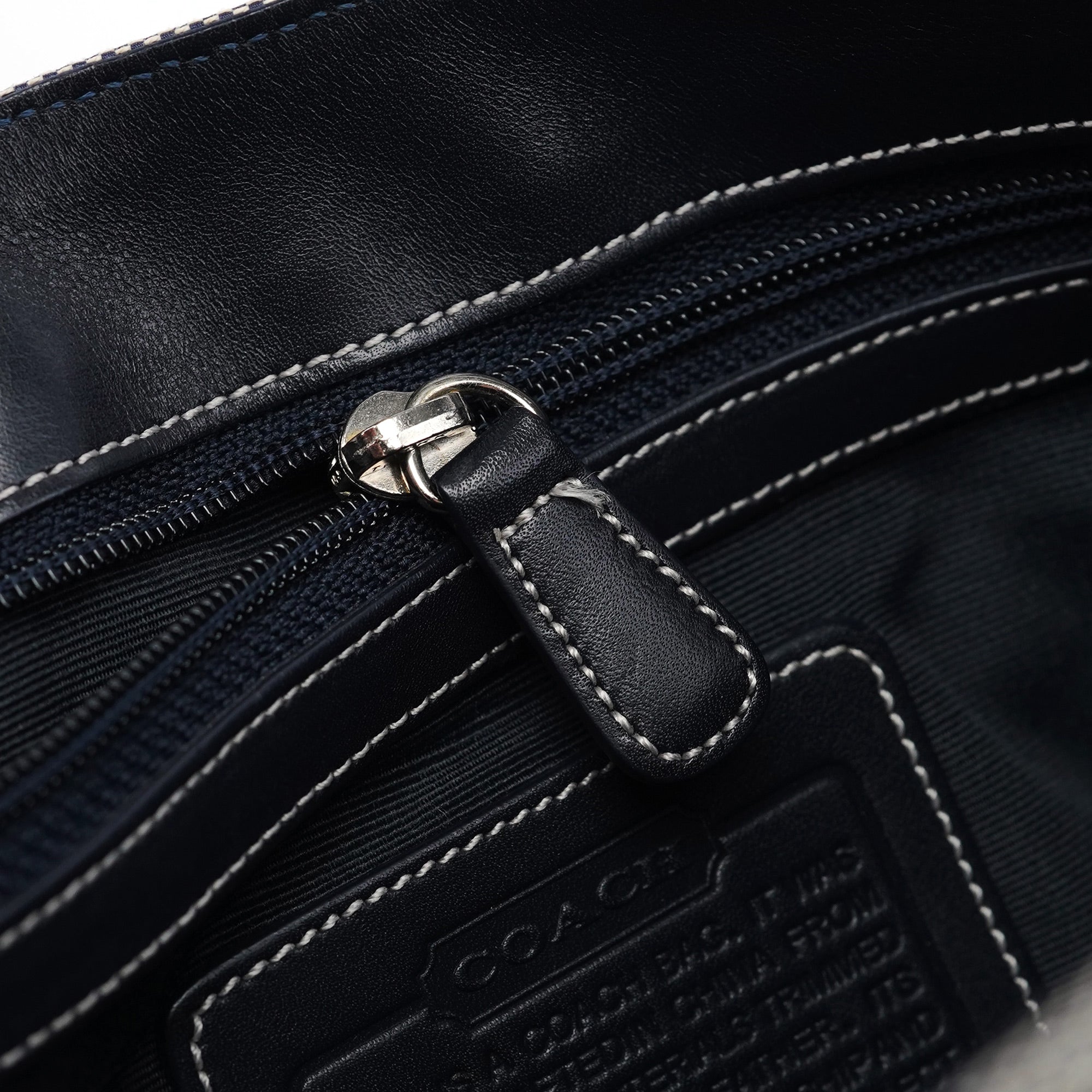 Grey Signature C Hobo Shoulder Bag