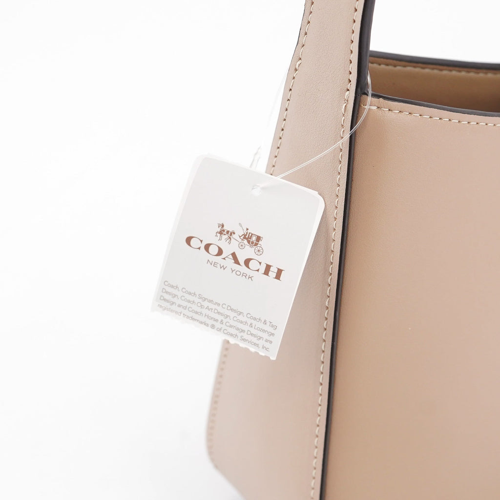 Light Brown Leather Hobo Shoulder Bag