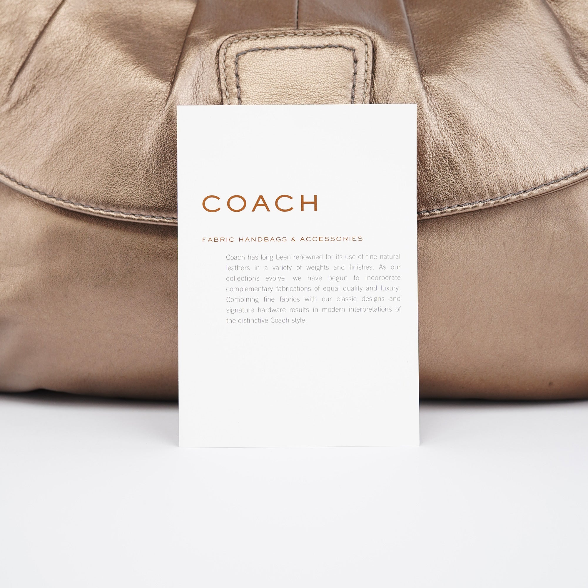 Metallic Leather Soho Shoulder Bag