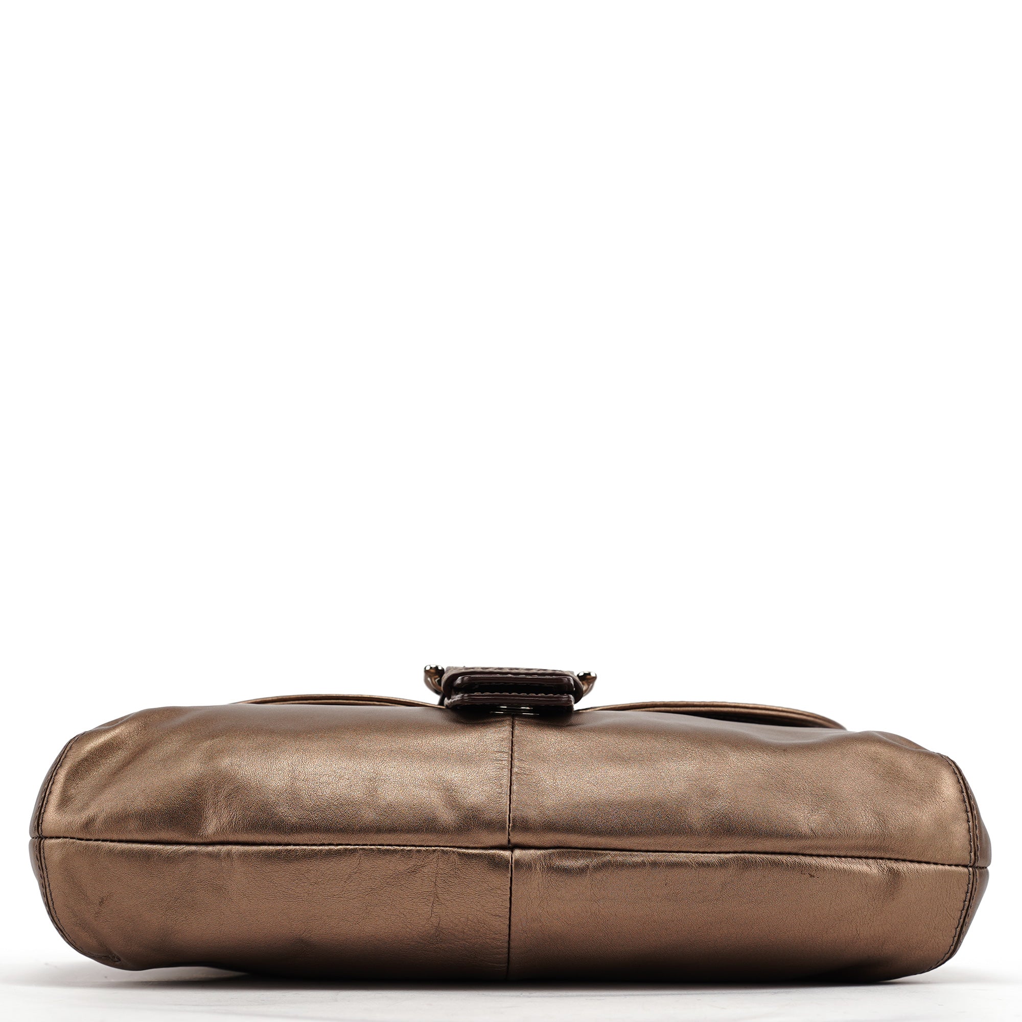 Metallic Leather Soho Shoulder Bag