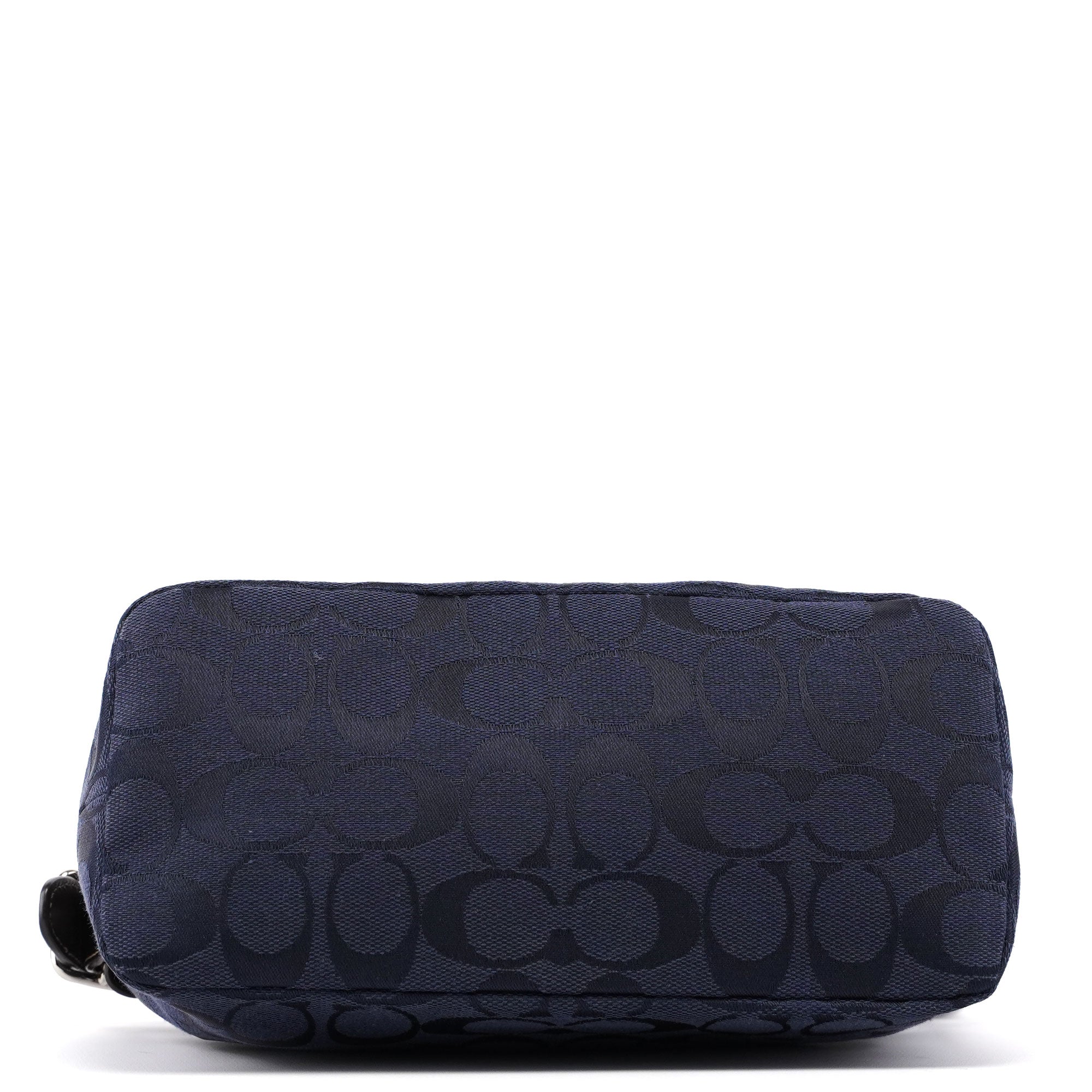 Navy Signature C Hobo Shoulder Bag