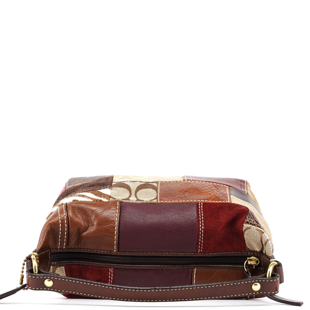 Patchwork Signature C Mini Hobo Bag