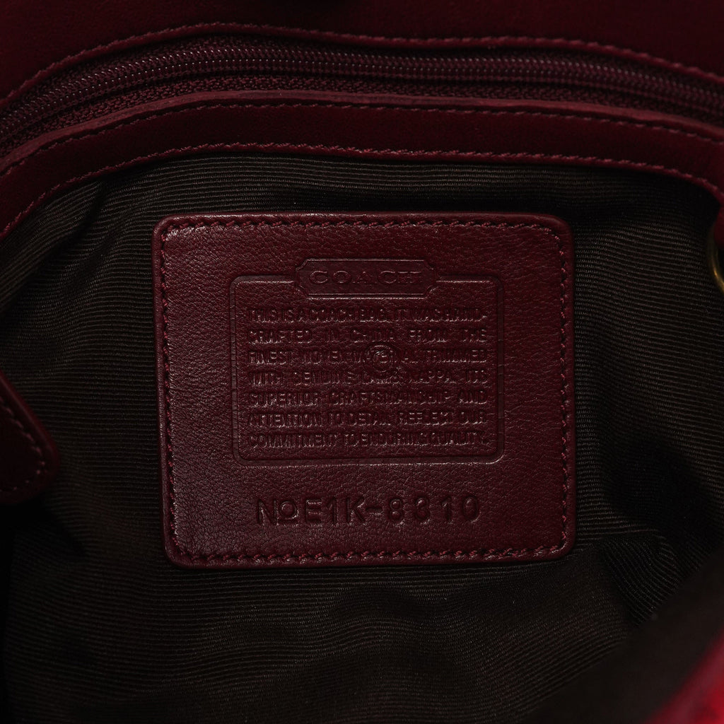 Pink Tweed Leather Shoulder Bag