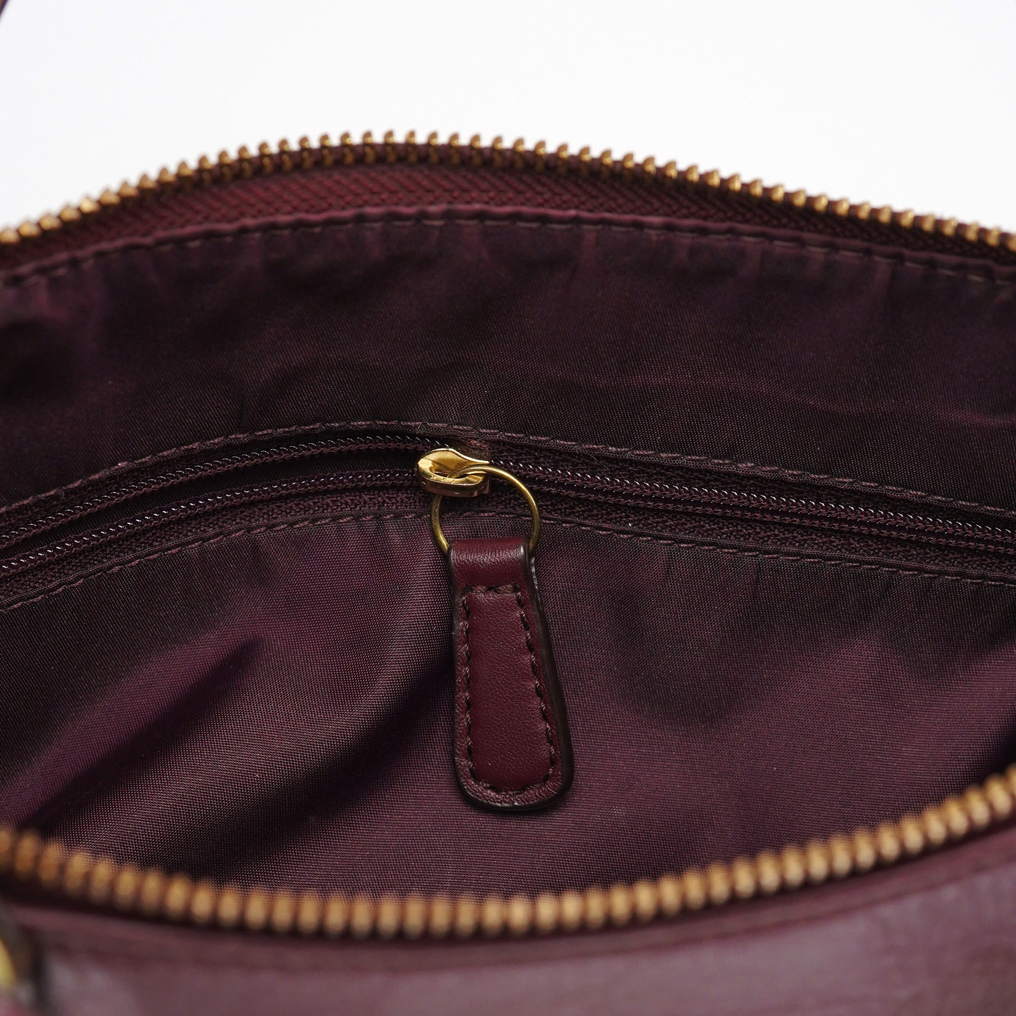 Purple Leather Soho 2-Way Tote Bag