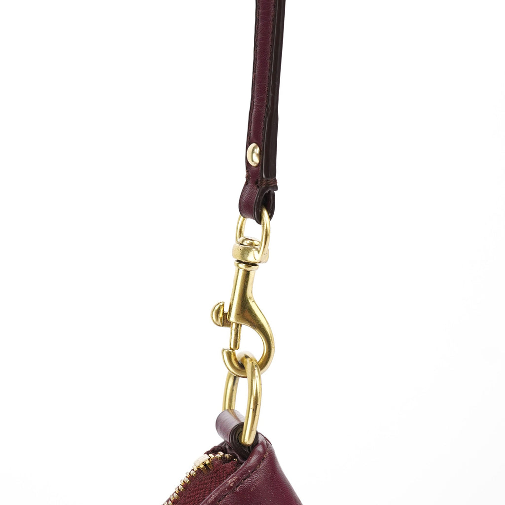 Purple Leather Soho 2-Way Tote Bag
