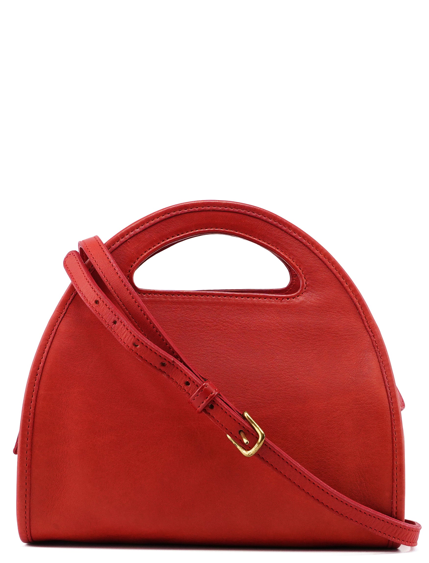 Red Leather Ergo 2-Way Bag