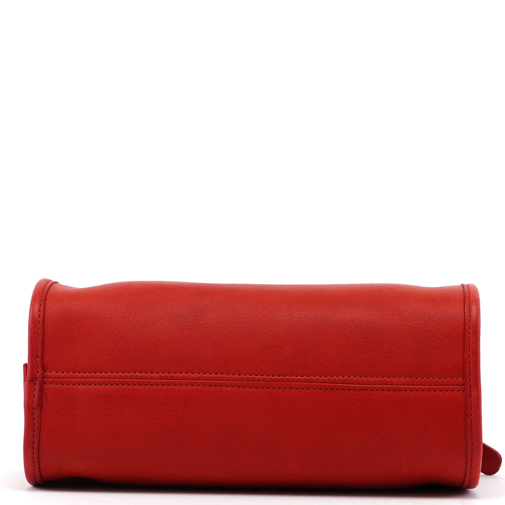Red Leather Ergo 2-Way Bag