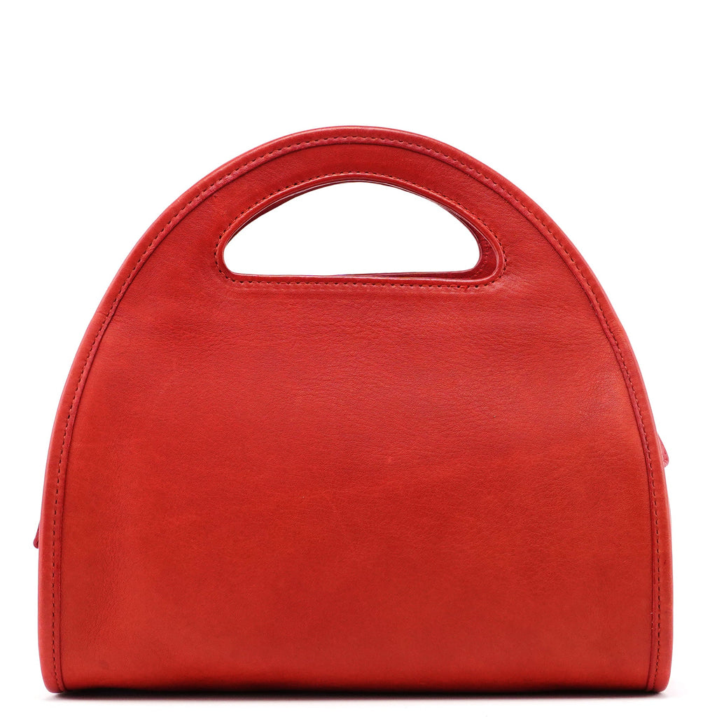 Red Leather Ergo 2-Way Bag