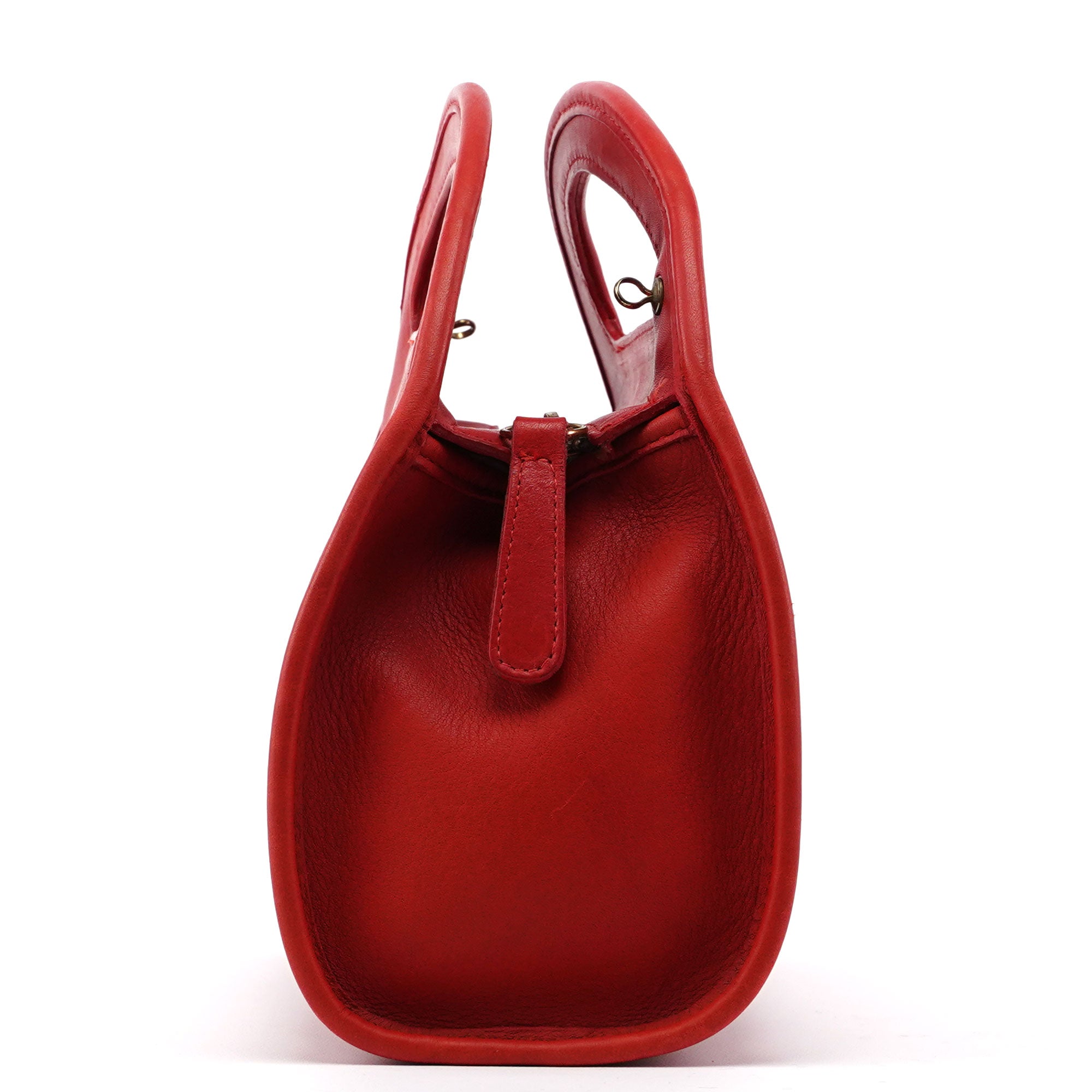Red Leather Ergo 2-Way Bag