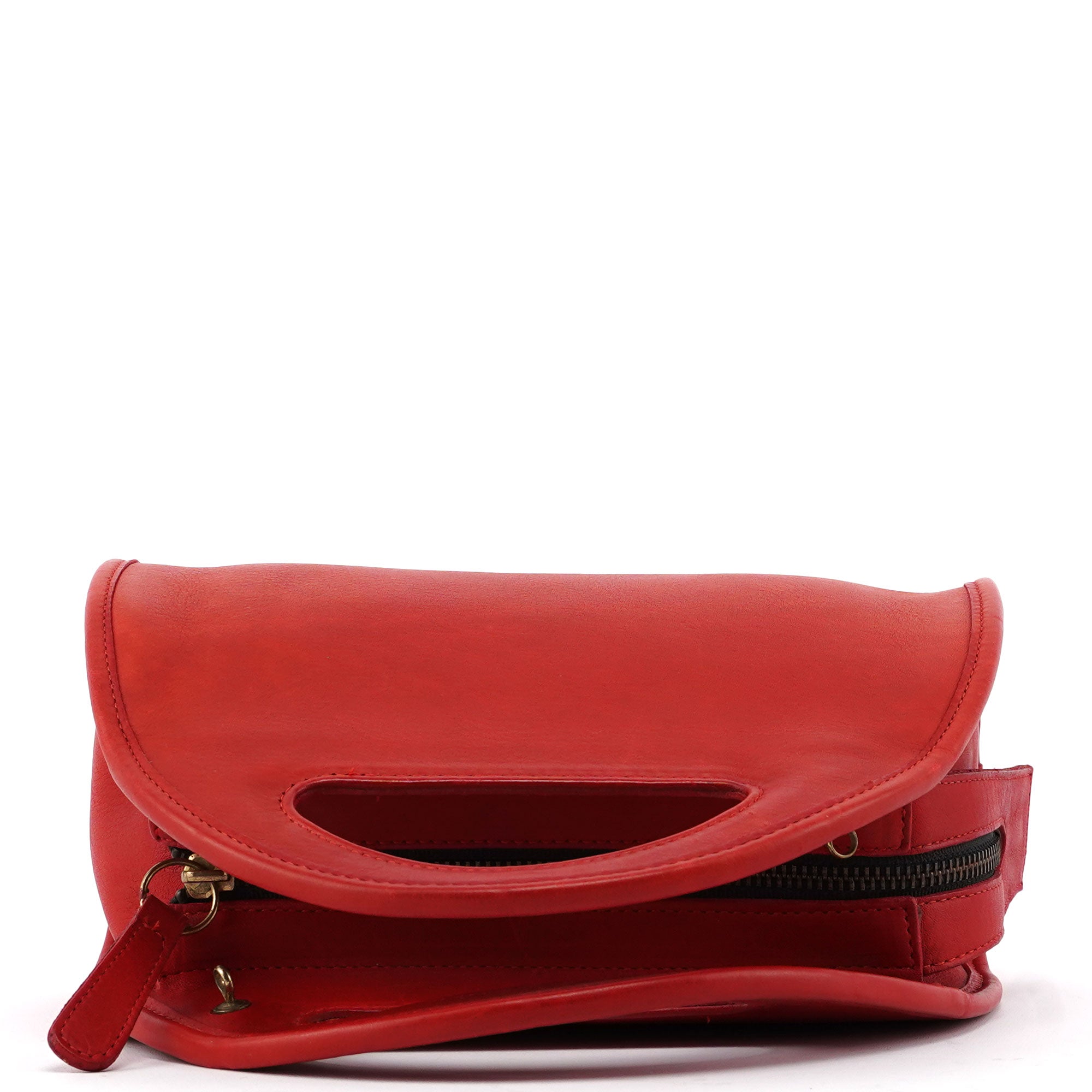 Red Leather Ergo 2-Way Bag