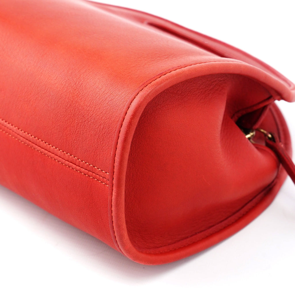 Red Leather Ergo 2-Way Bag