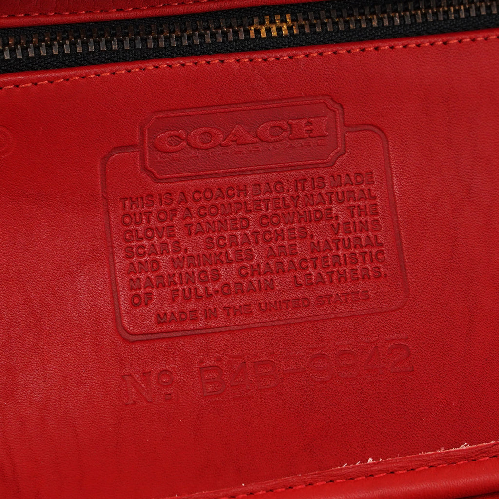 Red Leather Ergo 2-Way Bag