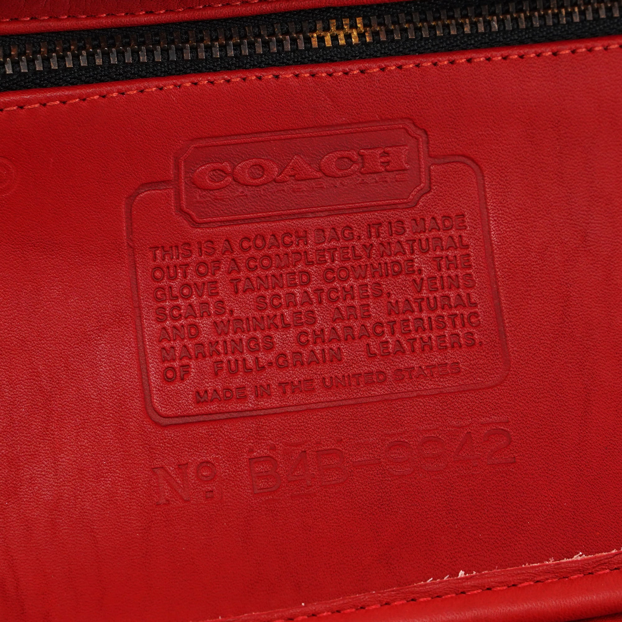 Red Leather Ergo 2-Way Bag