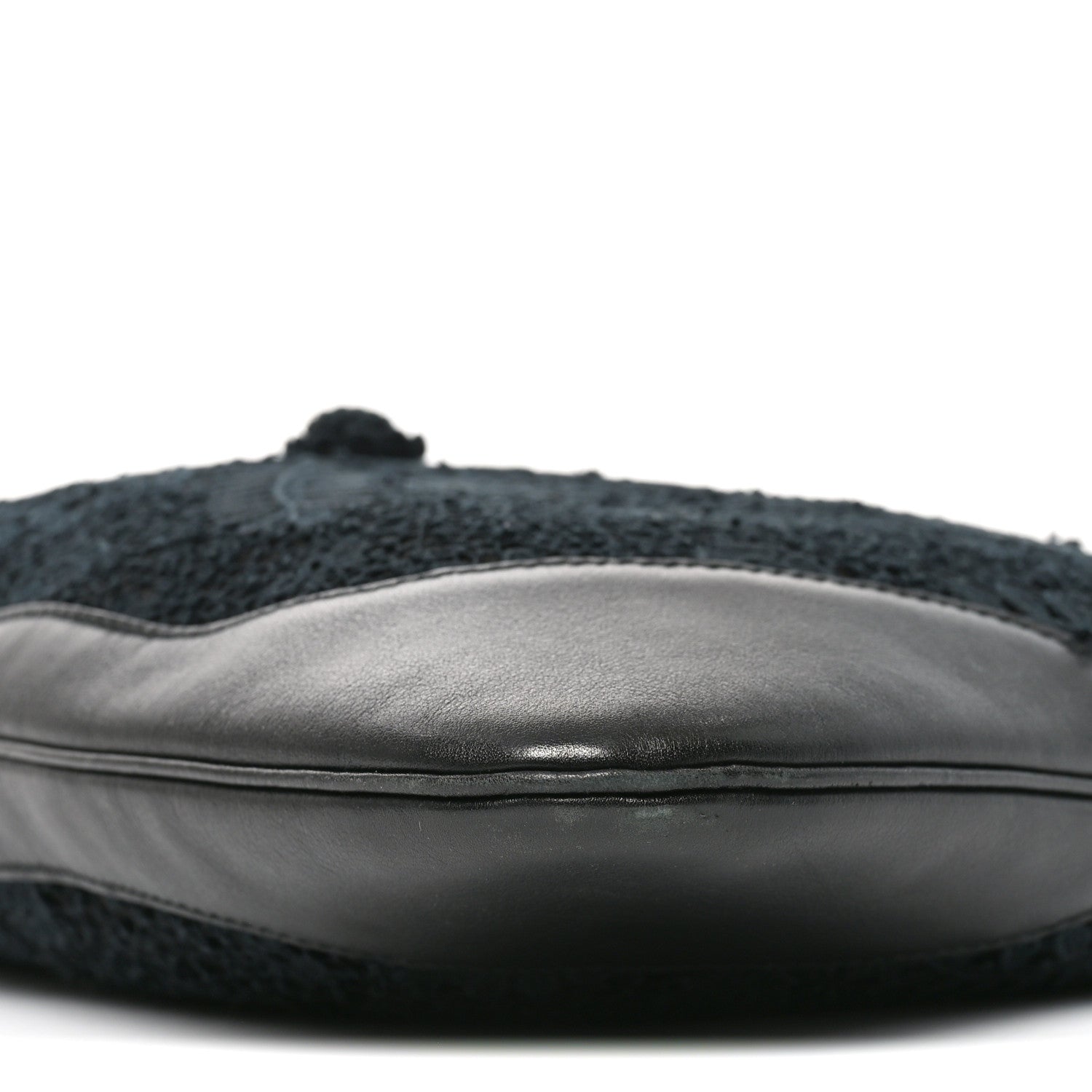 Calfsking Lace Large Jackie O Bouvier Hobo Black