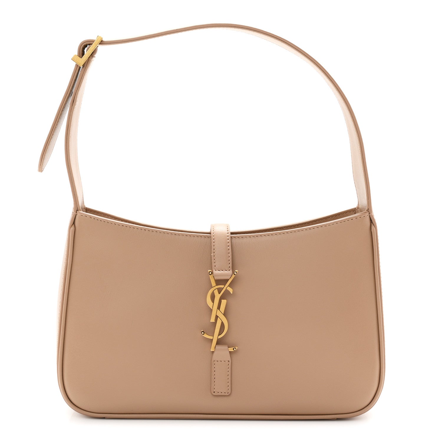 Smooth Calfskin Le 5 A 7 Hobo Taupe