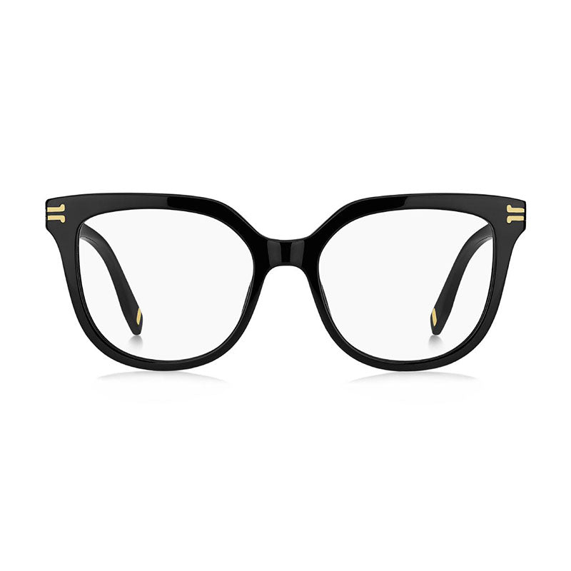 Marc Jacobs Eyeglasses Square Full Rim, Black Frame and Clear Demo Lenses Lens MJ1072080700