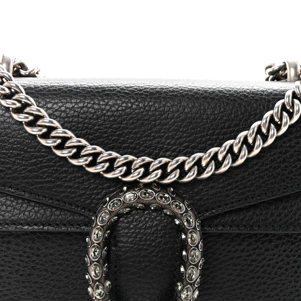 Calfskin Mini Dionysus Shoulder Bag Black