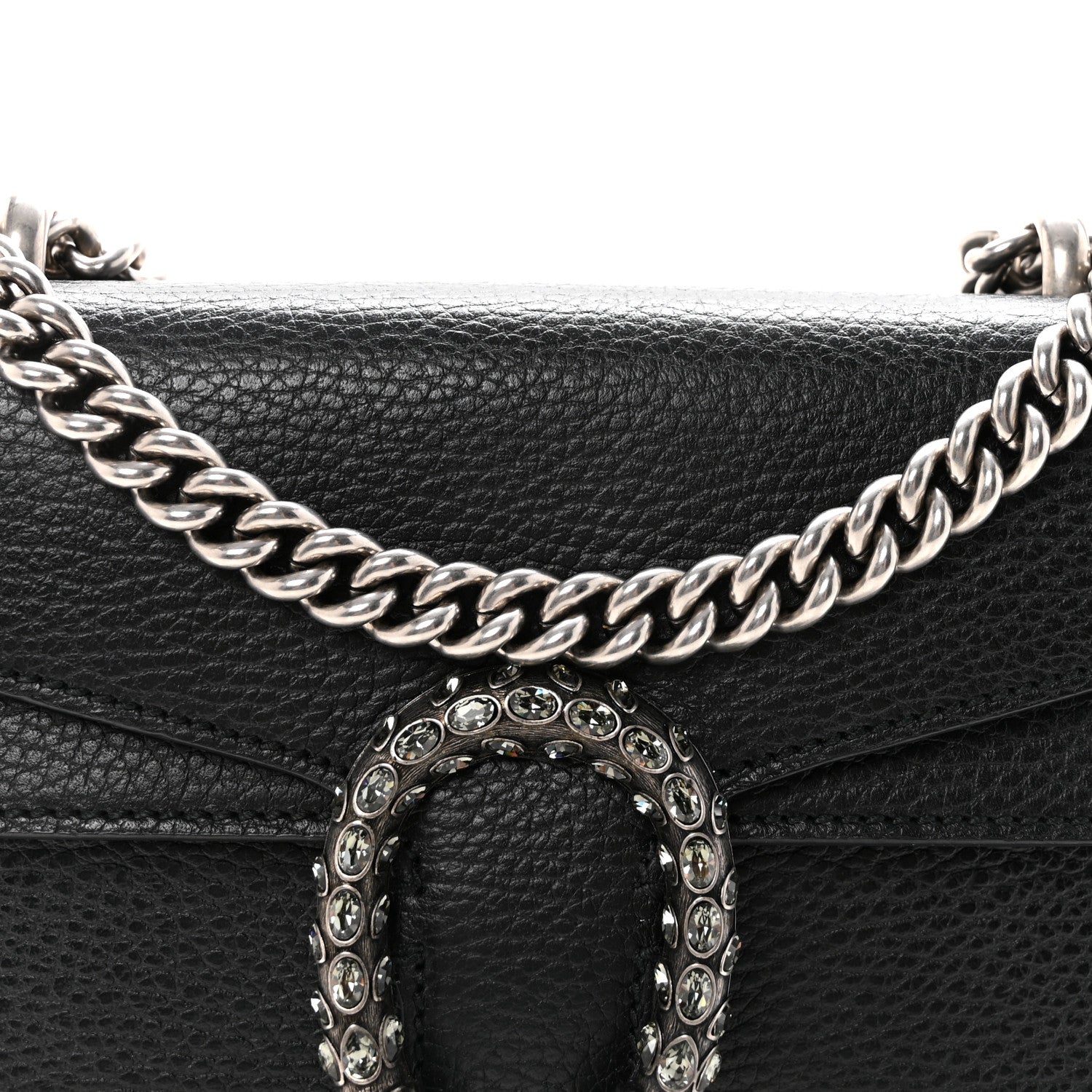 Calfskin Mini Dionysus Shoulder Bag Black