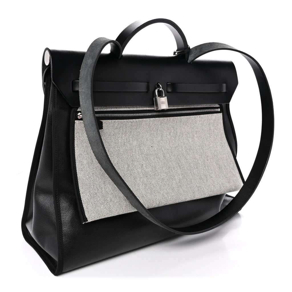 Toile H Berline Vache Hunter Herbag Zip 39 MM Black Ecru