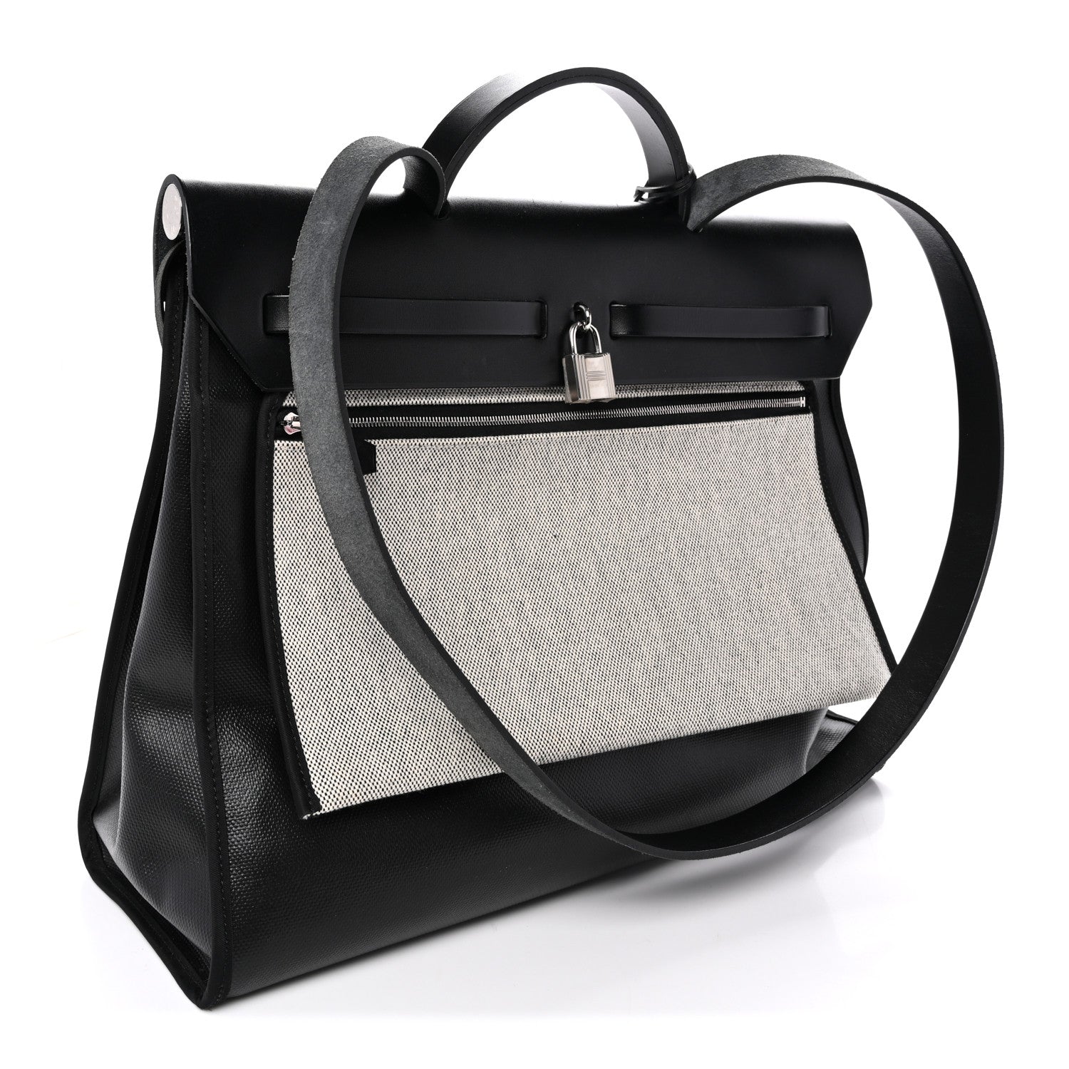 Toile H Berline Vache Hunter Herbag Zip 39 MM Black Ecru