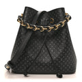 Calfskin Nanogram Embossed Neonoe BB Black