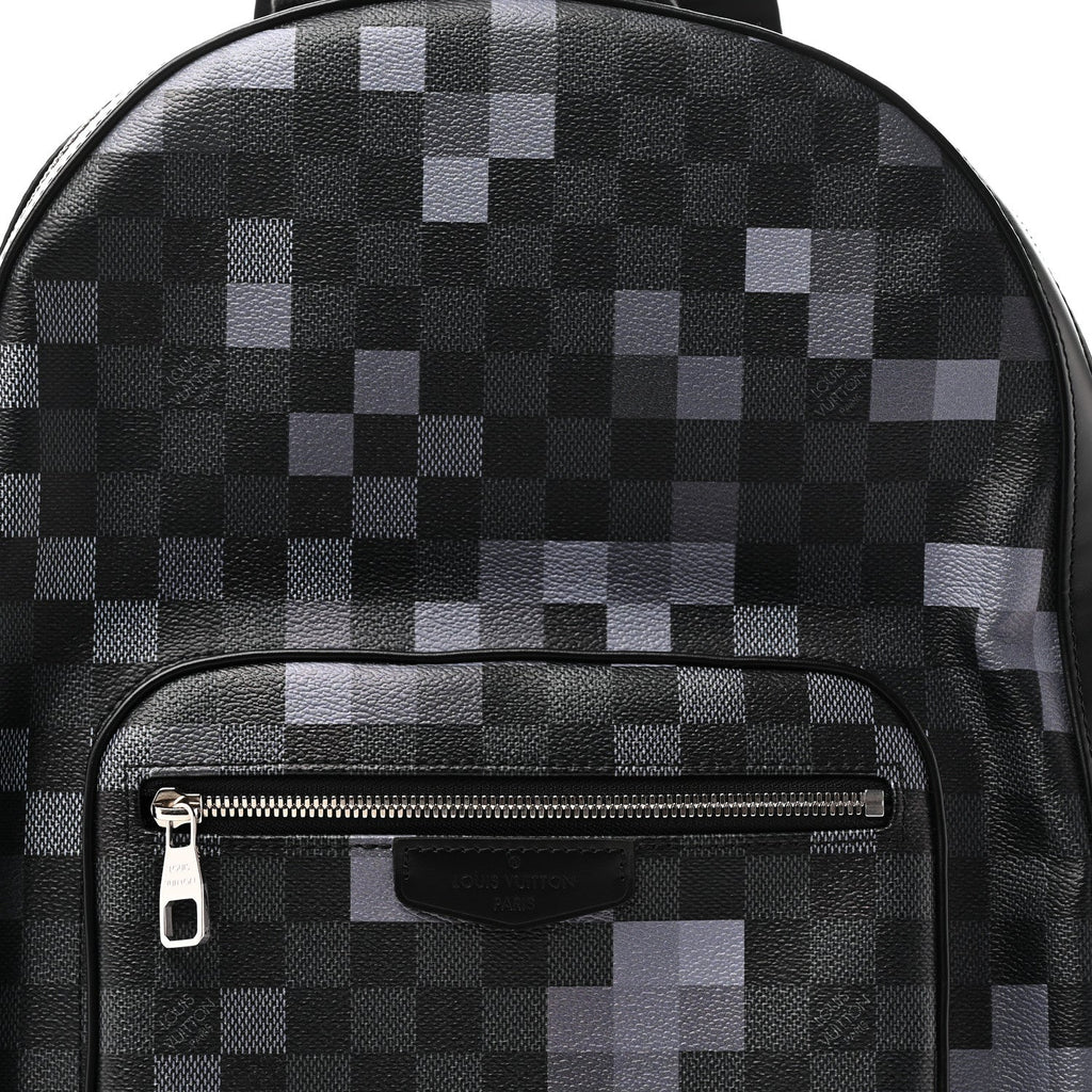 Damier Graphite Pixel Josh Backpack Gris
