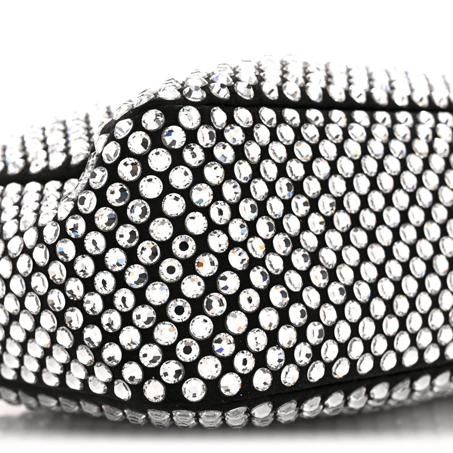 Satin Crystal Mini Re-Edition 2000 Bag Cristal