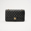Chanel Classic Medium Double Flap Lamb Black 2017