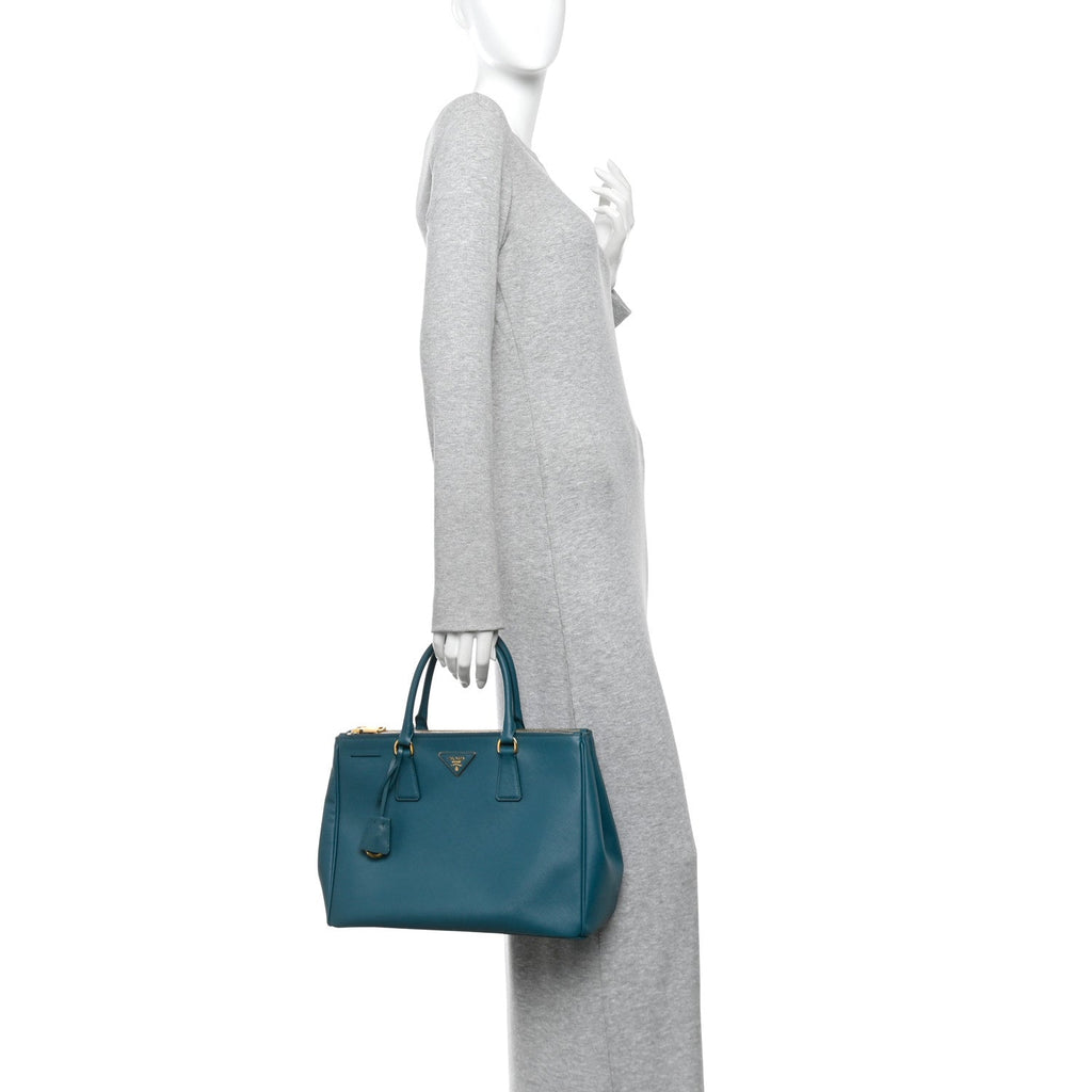 Saffiano Medium Galleria Double Zip Tote Ottanio