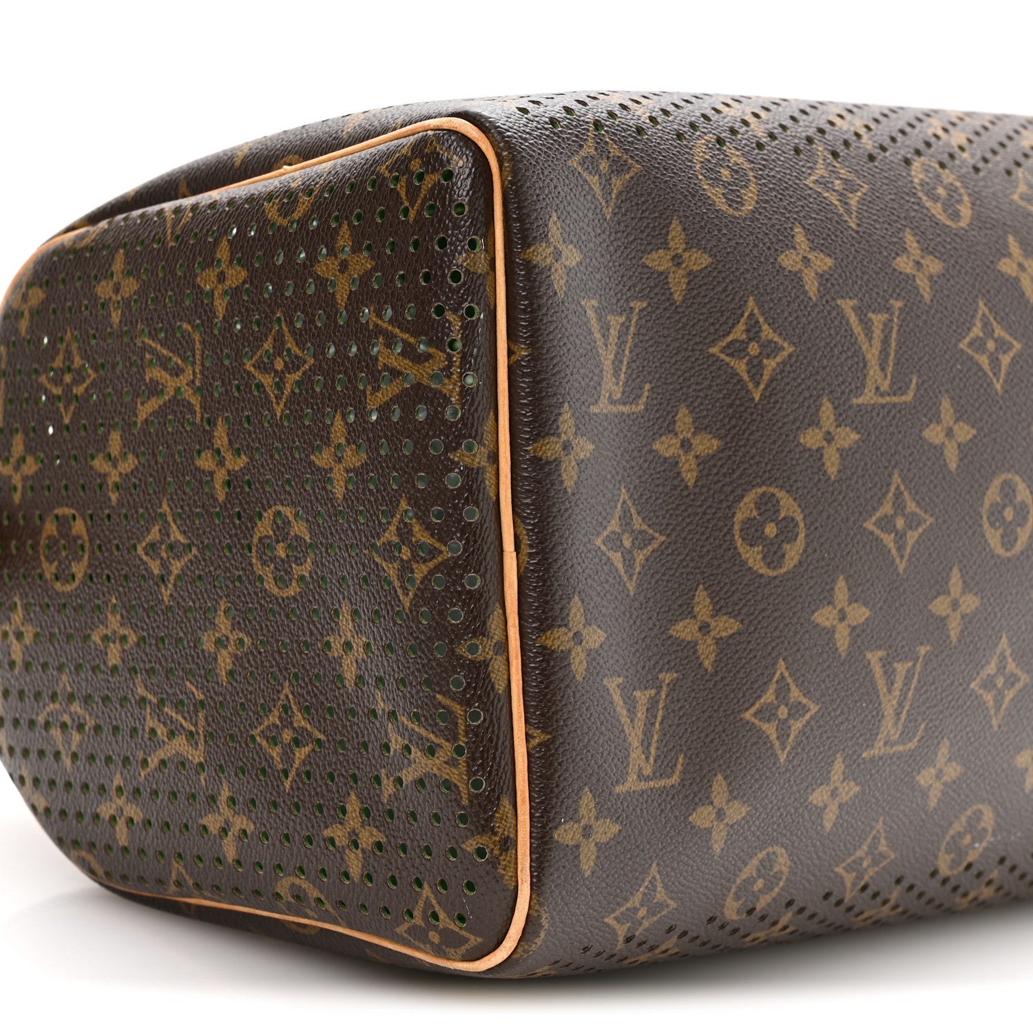 Monogram Perforated Speedy 30 Green